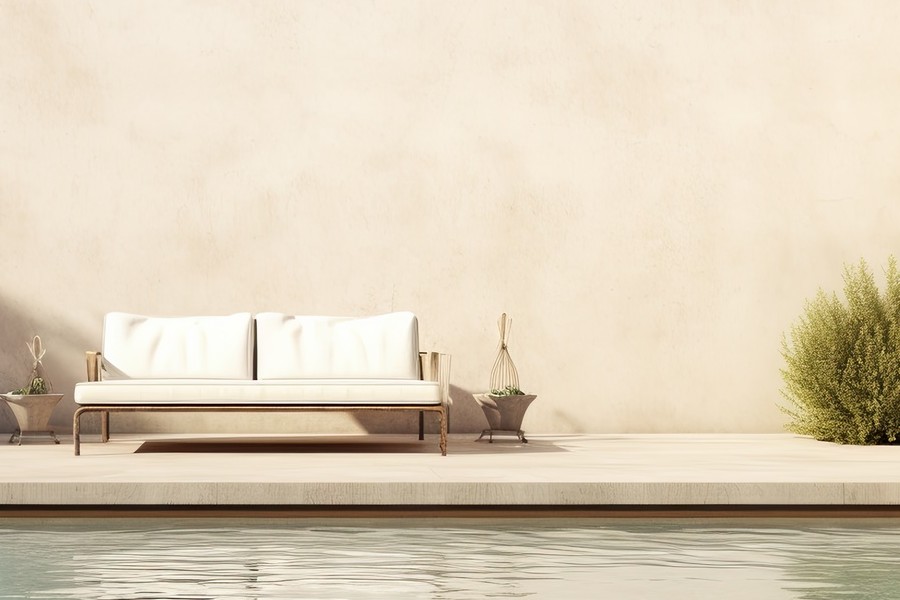 Piscine beton cire landes Hossegor