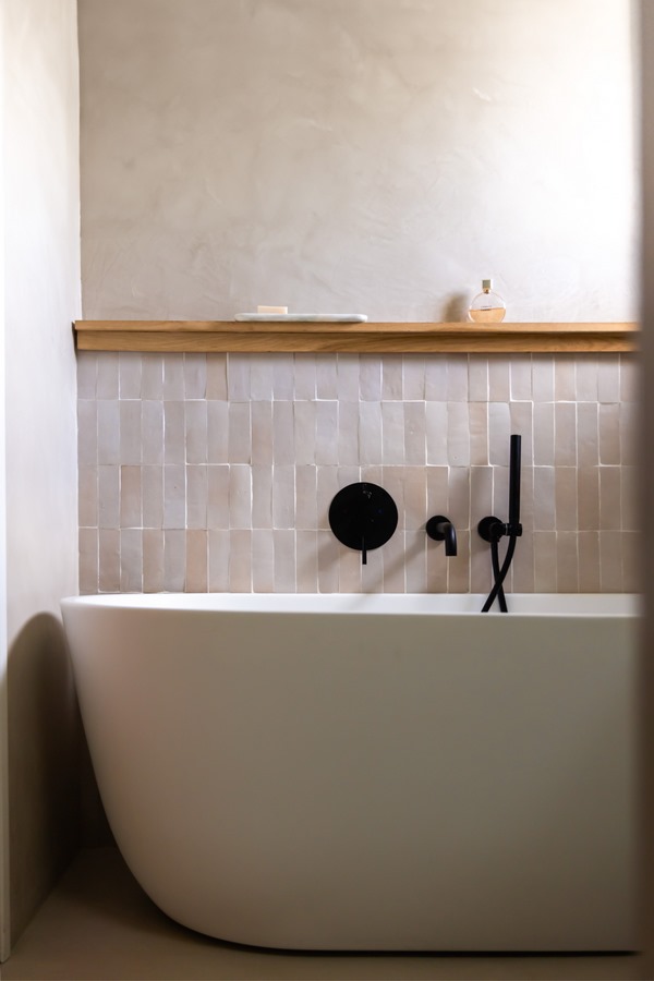 Beton cire salle de bain hossegor