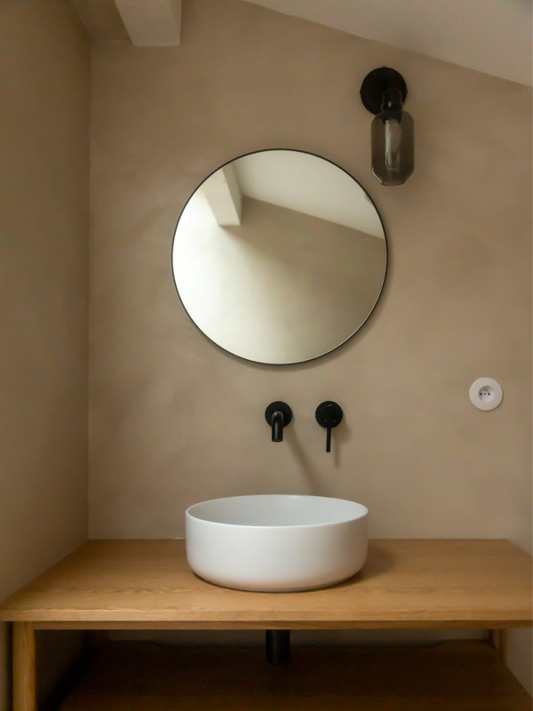 Salle de bain beton cire