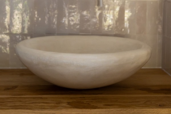 Vasque salle de bain en Tadelakt