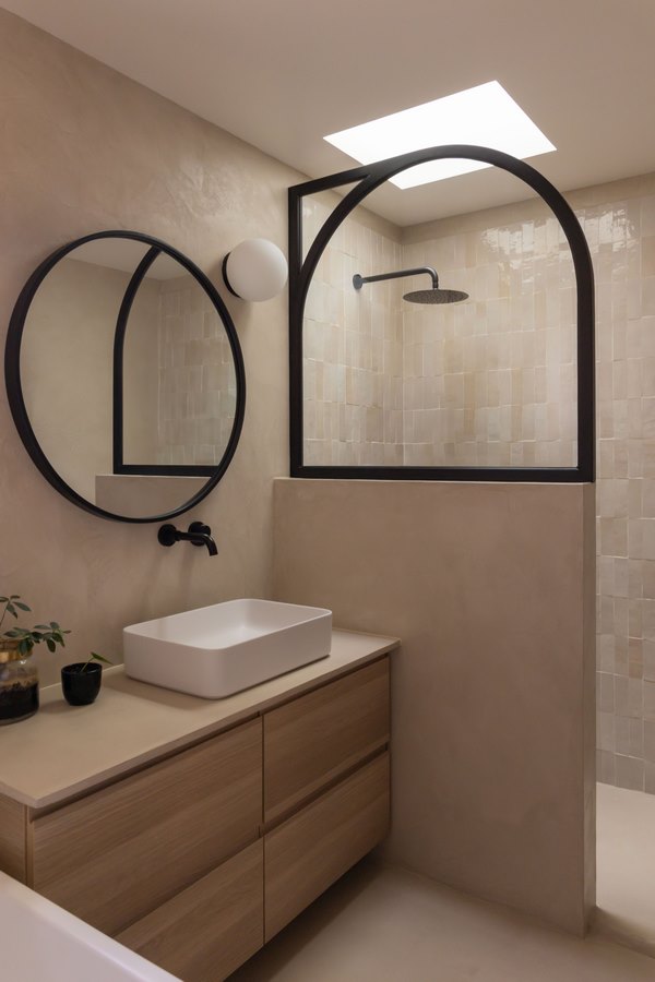 Salle de bain après